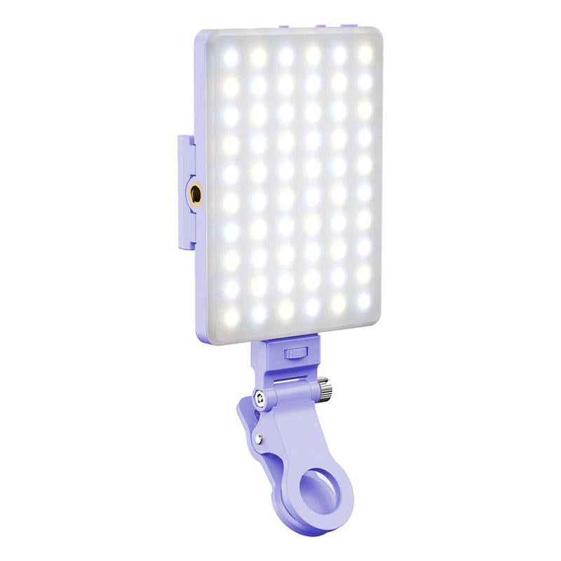 Portable Rechargeable LED Clip-On Selfie Light