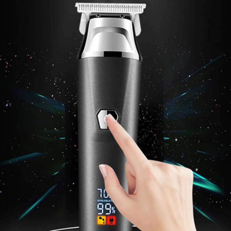 ZeroBlade™ Pro: Cordless 7000RPM Hair Trimmer with LCD Display