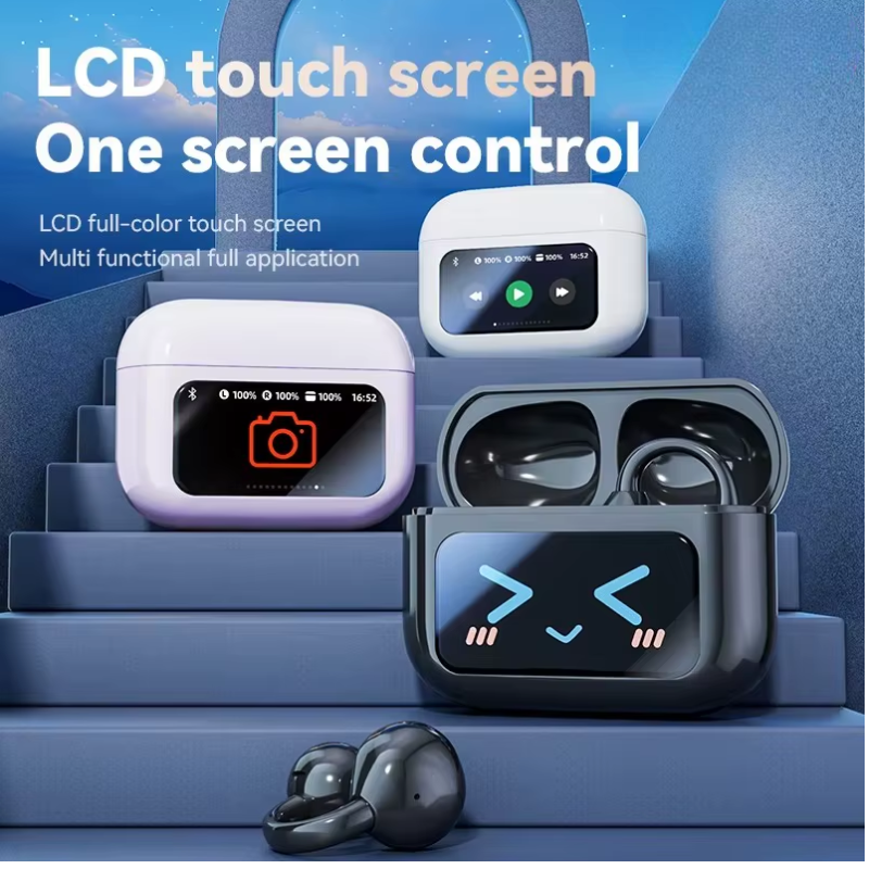 EchoGrip™ M100 ENC Ear Clip Earphones – Style, Sound, and Smart Control